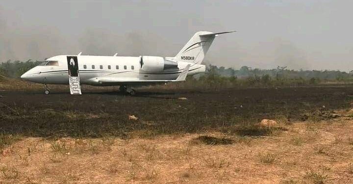 Private Jet With VIPs Onboard Crash-Lands  In Ibadan