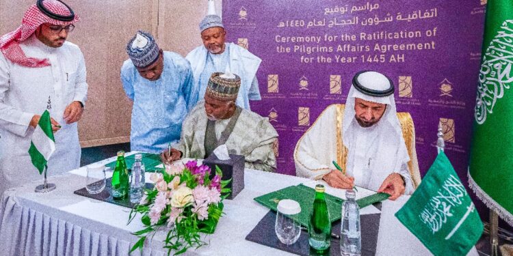 Nigeria, S’Arabia Ratify 2024 Hajj Agreement, Vowing “Culture of Precision” for Seamless Pilgrimage