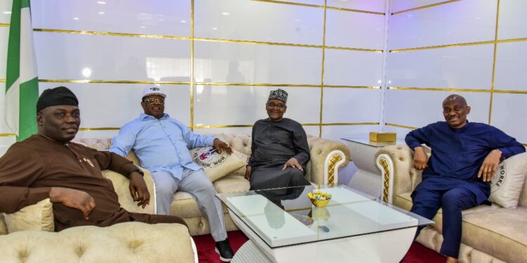 Works Minister Meets Gov. Kefas, Dangote, Elumelu On Road Infrastructure Dev’t