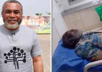 First, Second Ladies Visits Ailing Zack Orji In Abuja Hospital 