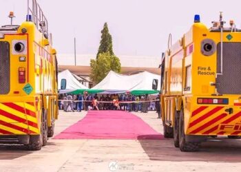 Gov. Kefas Flag-off Rehabilitation Of Danbaba Suntai Airport Runway, Commissions 2 Fire Trucks 