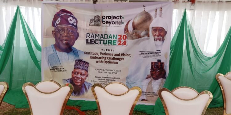 Ramadan Lecture 2024: Project Beyond 2023 Pray For Tinubu’s Administration To Succeed