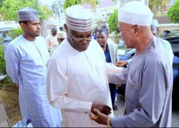 Former Vice President, Atiku Abubakar Condoles Ex- Kogi Governor, Alhaji Ibrahim Idris.