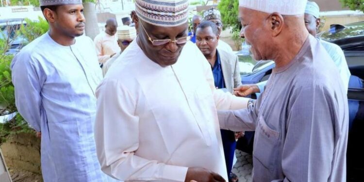 Former Vice President, Atiku Abubakar Condoles Ex- Kogi Governor, Alhaji Ibrahim Idris.