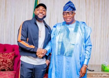 Senate President Akpabio Receives Afrobeat Star Davido On Courtesy Visit