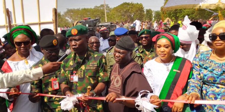 Nigeria’s Army Chief Commissions Intervention Projects In Taraba