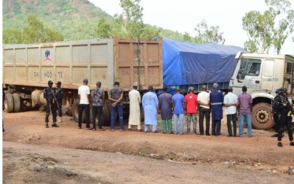 Nigeria’s Govt Arrests Illegal Miners, Impounds 10 Trucks In Kogi