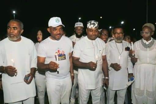 PICTORIAL: Mr. Ibu, Amaechi Muonagor, Zulu Adigwe Gets Befitting Honour As Actors Guild Holds Candlelight Service For Late Veterans