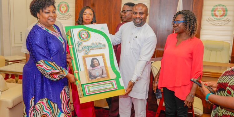 ECOWAS Parliament Speaker Receives Congratulatory Visit From AWALCO