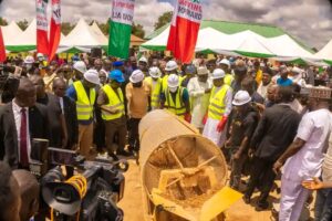 Governor Kefas Flags Off Young Professionals Scheme on Hydroform Block Making