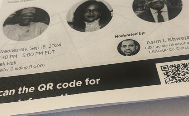 Education Minister on Panel Discussion At Harvard Centre for International Development 