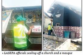 LASEPA Seals Churches, Businesses Over Environmental Violation