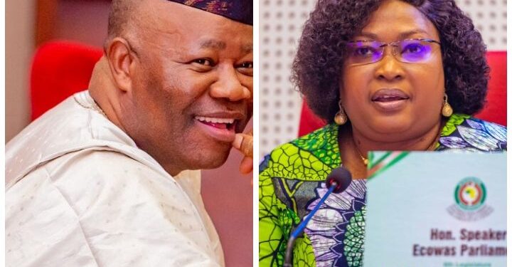 ECOParl Speaker, Akpabio Restates Commitment Amidst Regional Turmoil