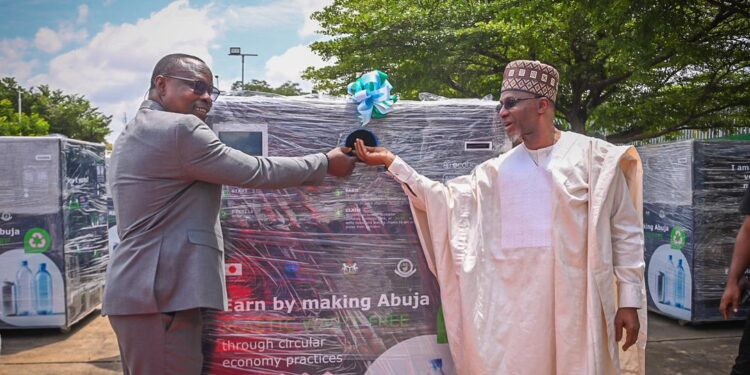 FG Unveils Plastic Waste Reverse Vending Machines For Effective Management