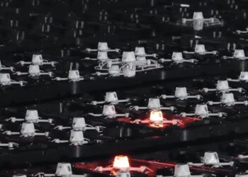 At 75th Anniversary Celebration, China Sets New World Record with 10,200-Drone Light Show