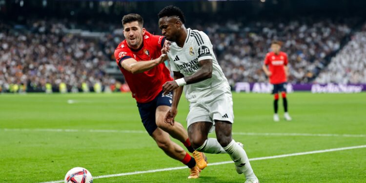 Vinicius Hits Hat-Trick As Real Madrid Crush Osasuna