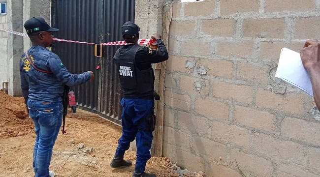 NSCDC Seals Illegal Petroleum Refining Site In Ebonyi, Arrests Four Suspects