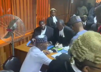 Yahaya Bello Arrives FCT High Court For Trial