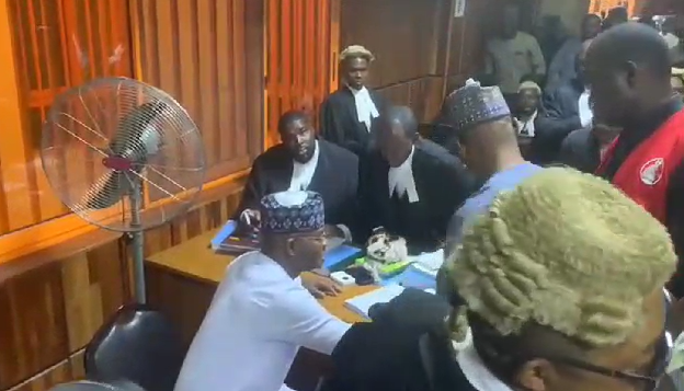 Yahaya Bello Arrives FCT High Court For Trial