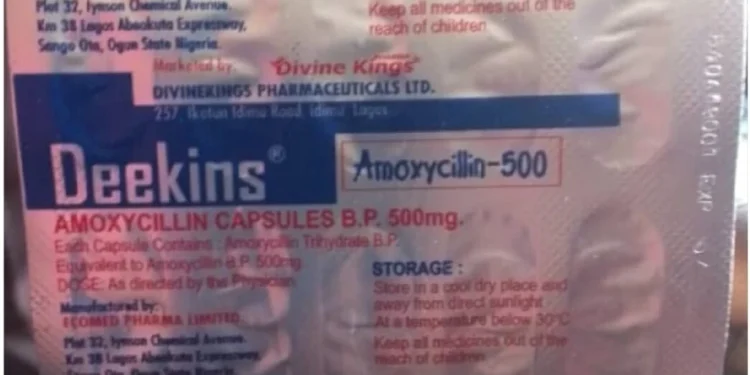 NAFDAC Alerts Nigerians To Recall Of Amoxycillin Batch Over ‘Adverse Effects’