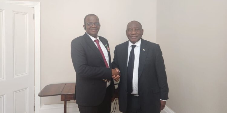 Matawalle Meets S’Africa President Ramaphosa at 11th Nigeria-South Africa BNC