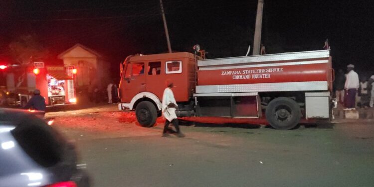 Fire Guts Motorcycle Market In Zamfara