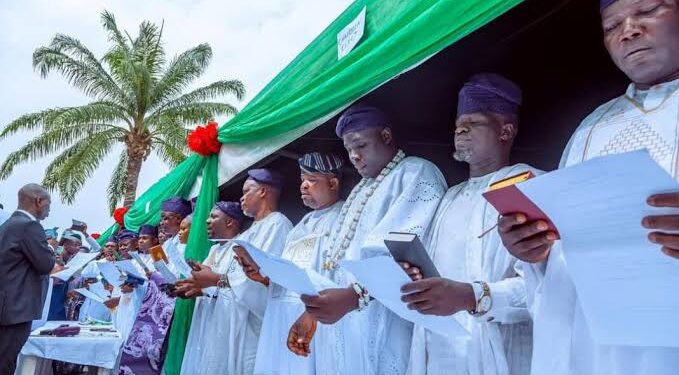Adeleke inaugurates 30 newly elected LG chairmen, 332 councillors