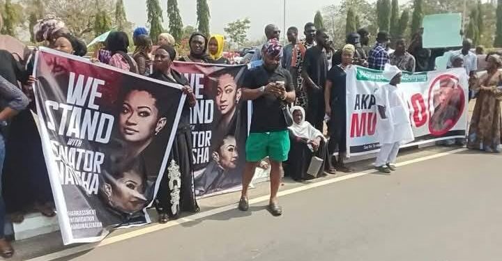 Pro-Natasha protesters march in Kogi central