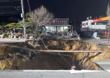 Motorcyclist Dies After Being Swallowed by Sinkhole in Seoul