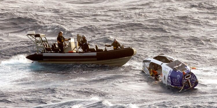 Rower Rescued by the Australian Navy After Battling Cyclone