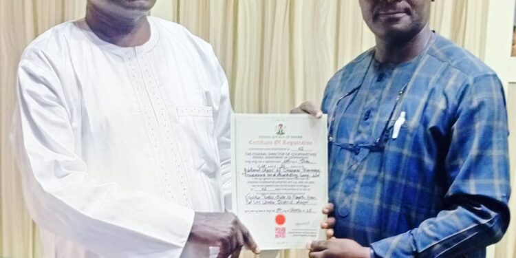 Cashew Farmers Cooperative Receives Certificate of Registration