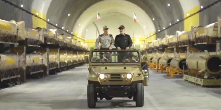 Iran Reveals Massive Underground Missile Base