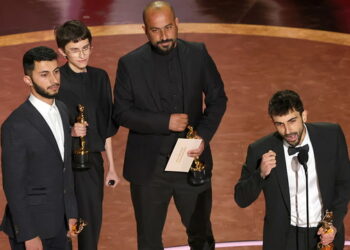 Palestinian Israeli Filmmakers Address Conflict in Oscars Speech