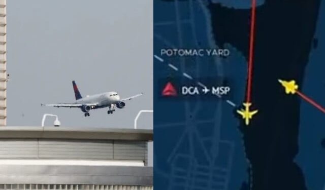Delta Flight Narrowly Avoids Collision with Air Force Jet at Reagan National Airport