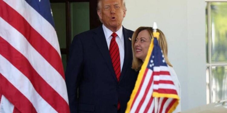 Trump Confident of EU Trade Deal as Italian PM Meloni Visits White House