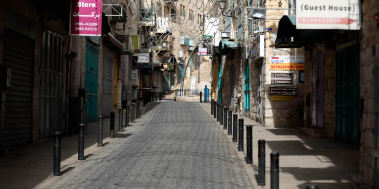 West Bank falls silent as Palestinians strike over Gaza attacks