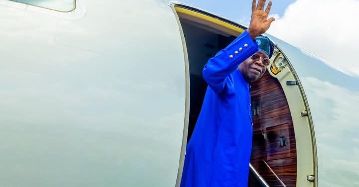 President Tinubu Departs for Paris on Working Visit 