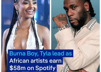 African Artists Rake in $58 Million on Spotify, Burna Boy and Tyla Lead the Charge
