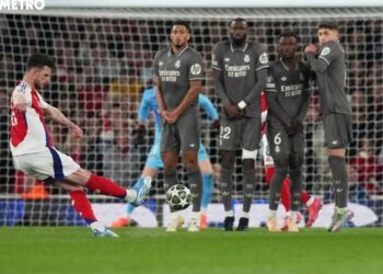 Sneijder: Courtois’s Mistake Made Rice’s ‘Magic’ Free-Kicks Easy