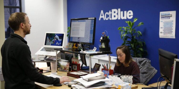 Trump Targets Democratic Fundraising Platform ActBlue With Executive Order