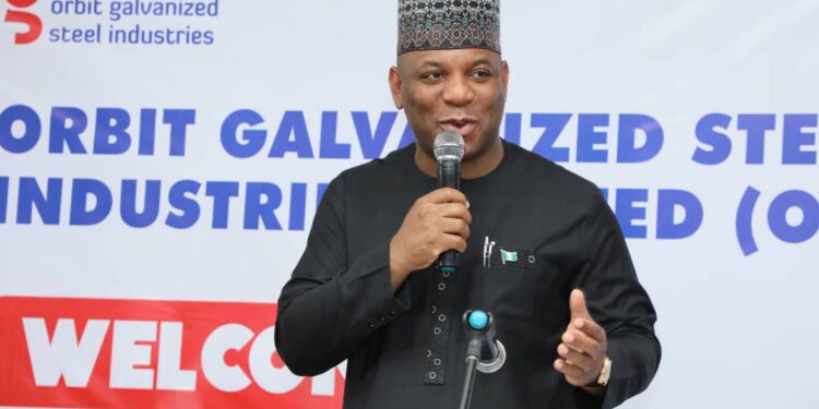 Steel Minister Abubakar Audu Commissions Galvanising Steel Plant In Lagos, Commends Investor