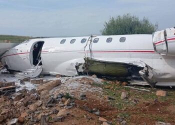 Private Jet Crashes into Wall After Runway Skid in Morocco