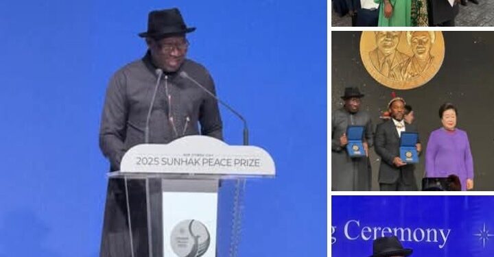 Former Nigerian President Jonathan Wins Prestigious 2025 Sunhak Peace Prize