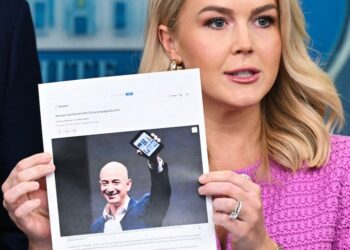 Trump and Bezos clash over Amazon plan to reveal tariff costs