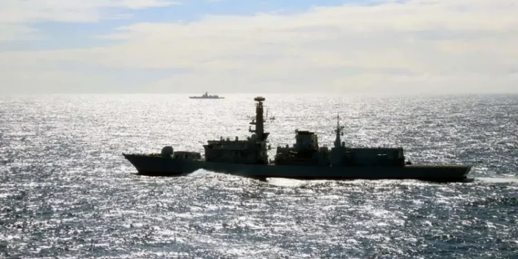Royal Navy Shadows Russian Warships Moving Through British Waters