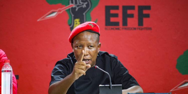 EFF Leader Julius Malema Condemns U.S. Attack on Burkina Faso, Calls for Support of Burkina Faso