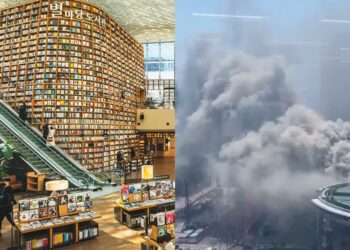 Fire Breaks Out at COEX Mall in Seoul During International Tech Expo