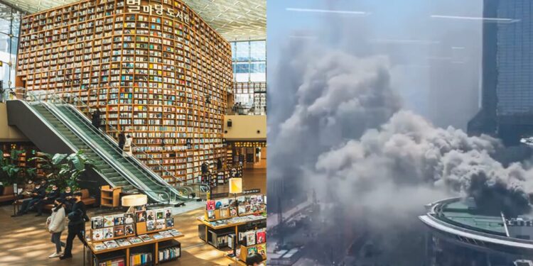 Fire Breaks Out at COEX Mall in Seoul During International Tech Expo