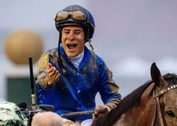 Derby Winner Junior Alvarado Suspended for Excessive Use of Crop