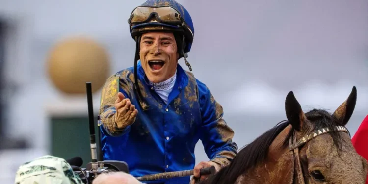 Derby Winner Junior Alvarado Suspended for Excessive Use of Crop